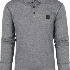 Poloshirts Met Lange Mouwen Hugo Boss Peheather LS Polo Grijs