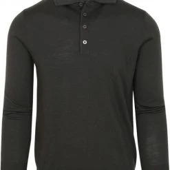 Poloshirts Met Lange Mouwen Suitable Prestige Polo Merinowol Forest Groen -Aanbiedingen Shirt Vorm Winkel 75502 1 1