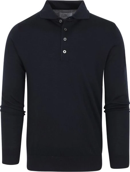 Poloshirts Met Lange Mouwen Suitable Prestige Polo Merinowol Navy 3 Poloshirts Met Lange Mouwen Suitable Prestige Polo Merinowol Navy