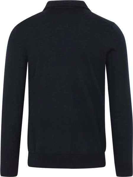 Poloshirts Met Lange Mouwen Suitable Prestige Polo Merinowol Navy 6 Poloshirts Met Lange Mouwen Suitable Prestige Polo Merinowol Navy - Afbeelding 4