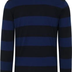 Poloshirts Met Lange Mouwen Gant Heavy Rugger Poloshirt LS Blauw -Aanbiedingen Shirt Vorm Winkel 75518 4