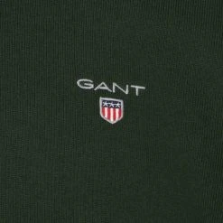 Poloshirts Met Lange Mouwen Gant Heavy Rugger Poloshirt LS Donkergroen -Aanbiedingen Shirt Vorm Winkel 75523 4