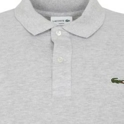 Slim-Fit Polo's Lacoste Poloshirt Licht Grijs -Aanbiedingen Shirt Vorm Winkel 75618 2 1