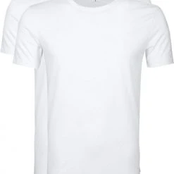 Basic T-shirts Levi's T-shirt Ronde Hals Wit 2Pack