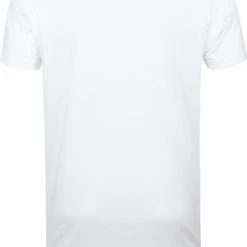 Basic T-shirts Alan Red Vermont Extra Lange T-Shirts Wit (2Pack) -Aanbiedingen Shirt Vorm Winkel 7670 13