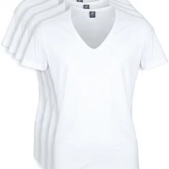 Suitable Basic T-shirts Diepe V Hals 4-Pack Stretch T-Shirt