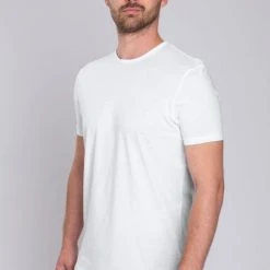 Basic T-shirts Suitable Ota T-shirt 2-Pack O-Neck Wit -Aanbiedingen Shirt Vorm Winkel 83 27
