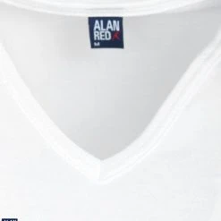 Basic T-shirts Alan Red Minto Singlet Mouwloos Wit (2Pack) -Aanbiedingen Shirt Vorm Winkel 9003 5 1