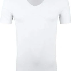 Basic T-shirts OLYMP T-Shirt Diepe V-Hals Stretch -Aanbiedingen Shirt Vorm Winkel 9902 9 1